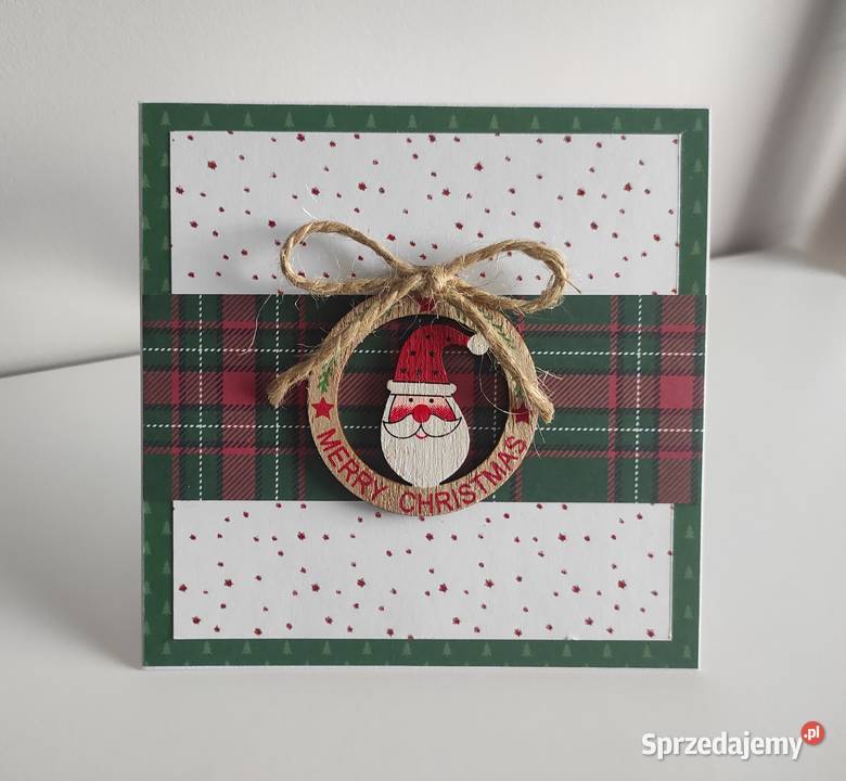 Kartka świąteczna ręcznie robiona Boże Łódź