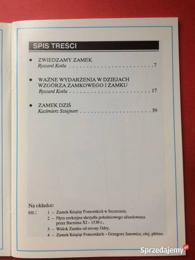 854 Zamek Książąt Pomorskich W Szczecinie