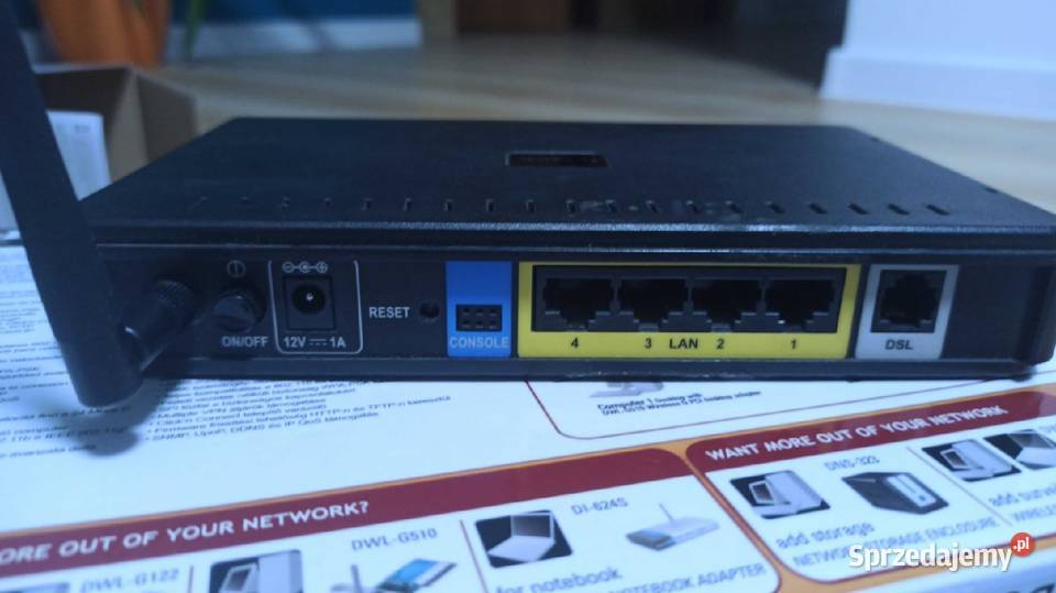 Router DLink DSL2640B Internet i komunikacja