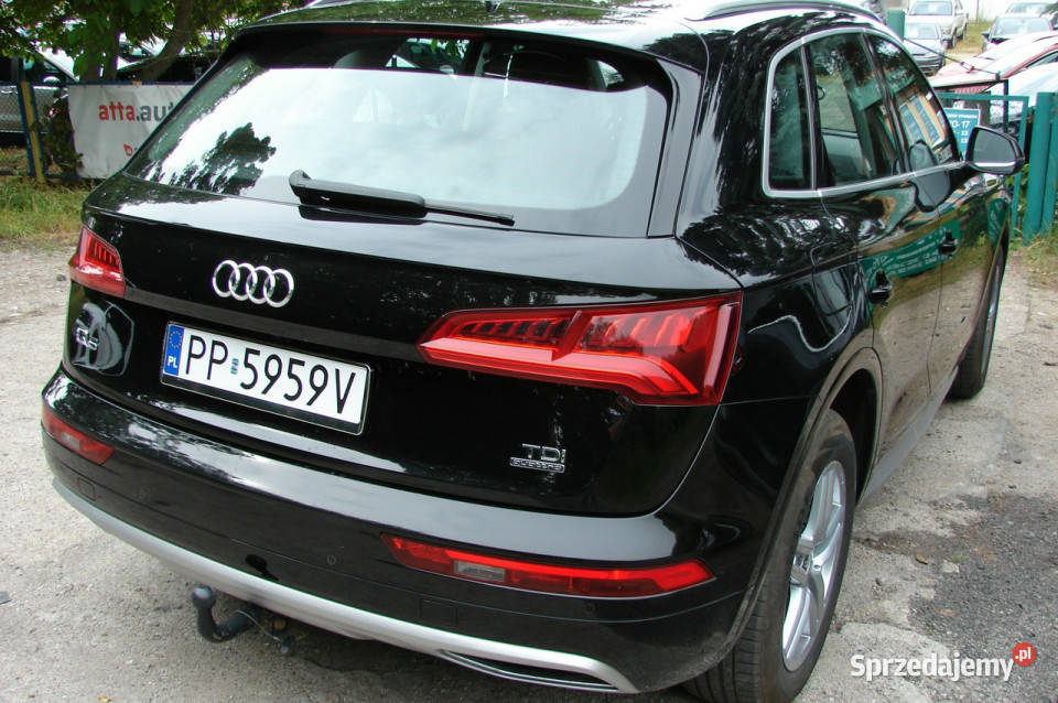 Audi Q5 67000PLN netto 20 TDI 190 XI2017 Salon czujnik parkowania wielkopolskie Piła sprzedam
