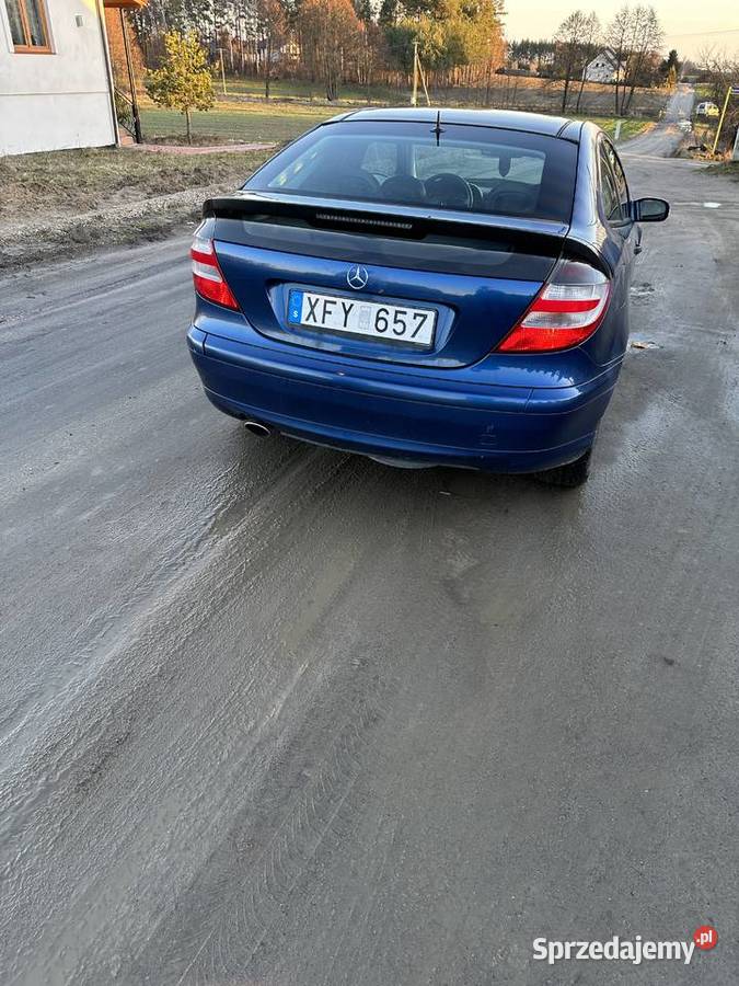 Mercedes c 230 sprowadzony Rok produkcji 2003 Czarna Woda