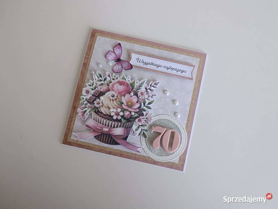 Kartka ręcznie robiona na urodziny 01