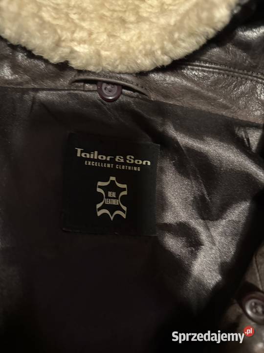 Kurtka skórzana męska xl pilotka Taylor Son Moda i Styl wielkopolskie Kalisz
