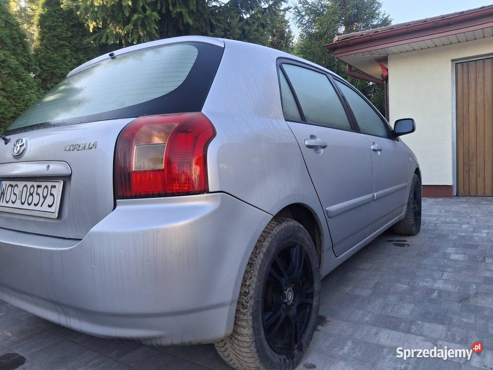 Toyota corolla srebrny Ostrołęka