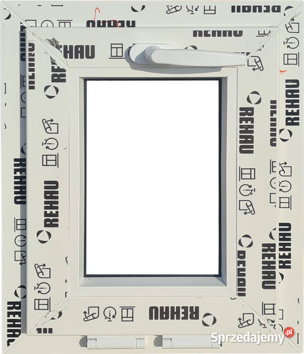 OKNA KacprzaK OKNO PCV 40X50 NOWE ZEW ANTRACYT Siedlce