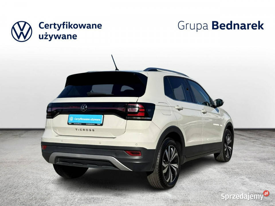 Volkswagen TCross Bezwypadkowy Salon Polska 4/5 Samochody osobowe Łódź