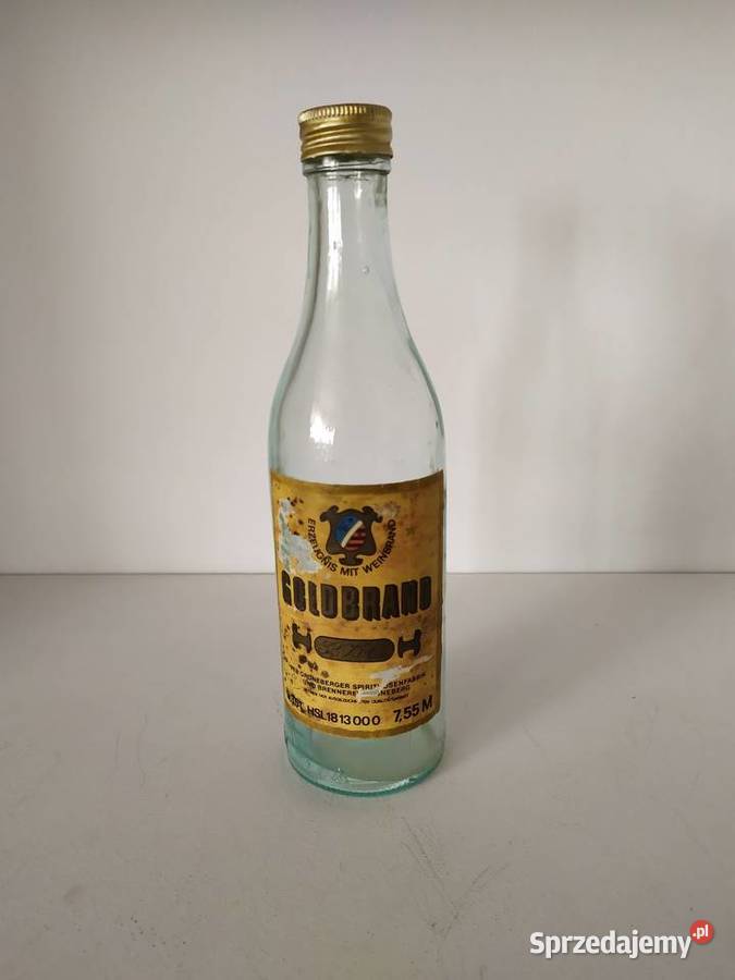 Goldbrand stara pusta butelka z lat 80'