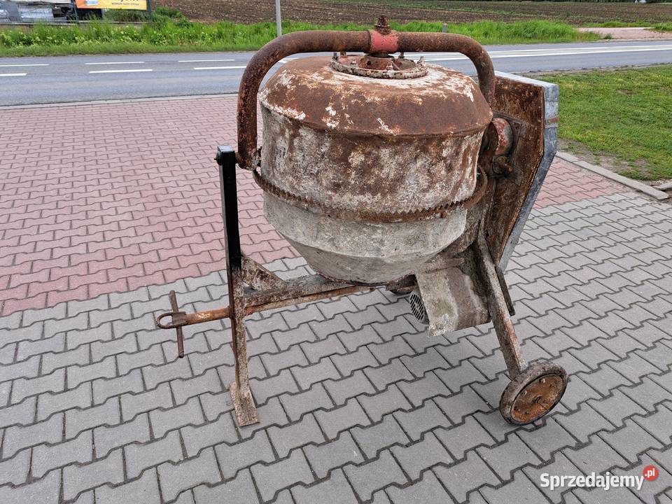 Betoniarka mieszalnik bębnowy 150 l 400v Proszowice sprzedam