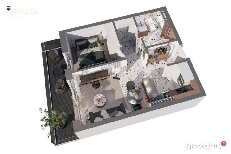 2 pokoje 3759 m Balkon widok na Beskidy 37.59m2 Bielsko-Biała