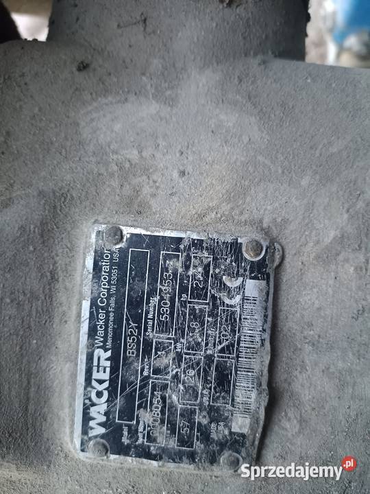 Zagęszczarka Wacker ubijak Drawsko Pomorskie