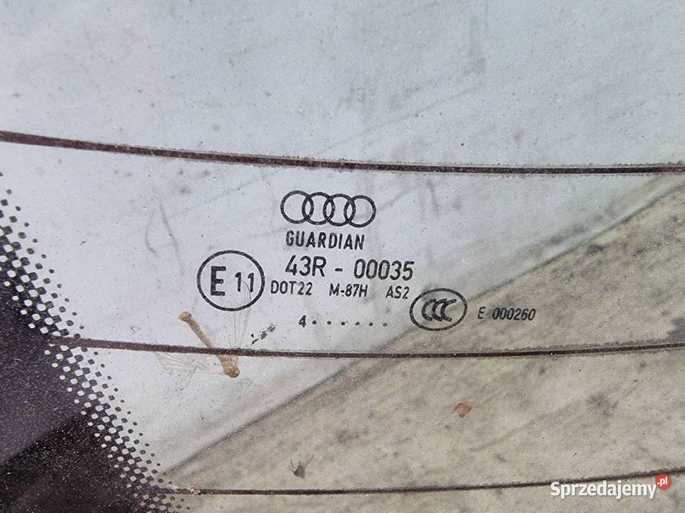 SZYBA TYŁ AUDI A8 D3 osobowe Pozostałe Pozostałe kujawsko-pomorskie