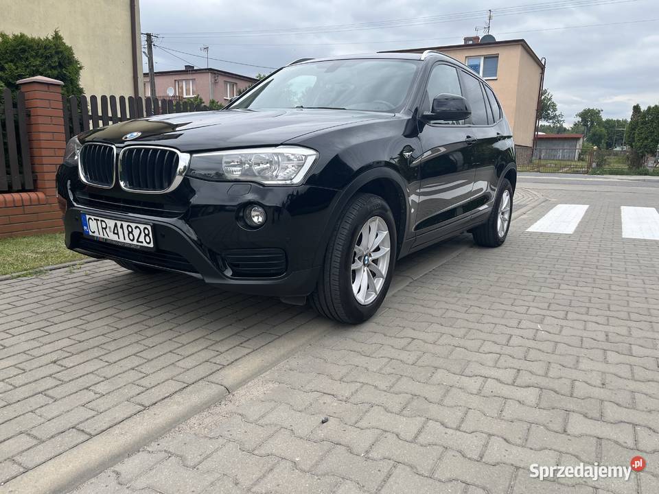 BMW X3 2017r Zadbana Czarna Prywatnie X3 kujawsko-pomorskie Toruń