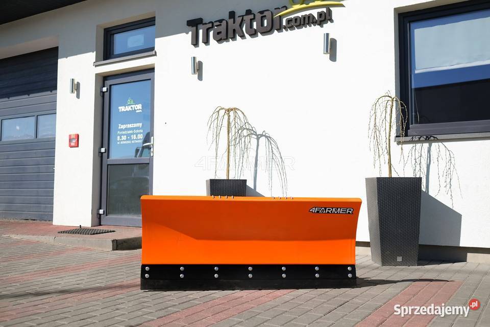 Pług do śniegu prosty SBH140 140 hydrauliczny nieuszkodzony Tajęcina