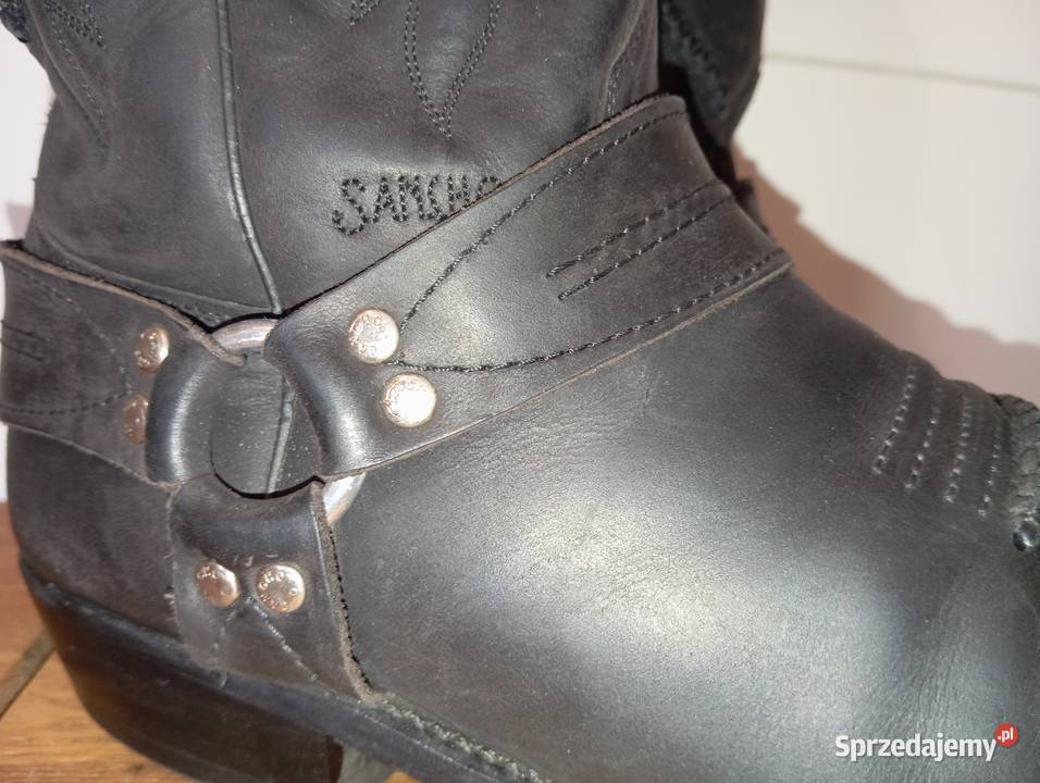 Sancho 5859 negro cowboy boots kowbojki inna Ruda Śląska