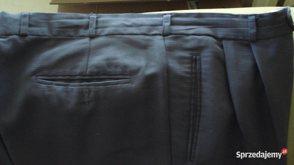 Spodnie męskie materiałowe letnie stan super Rozmiar XL Odzież codzienna Łódź