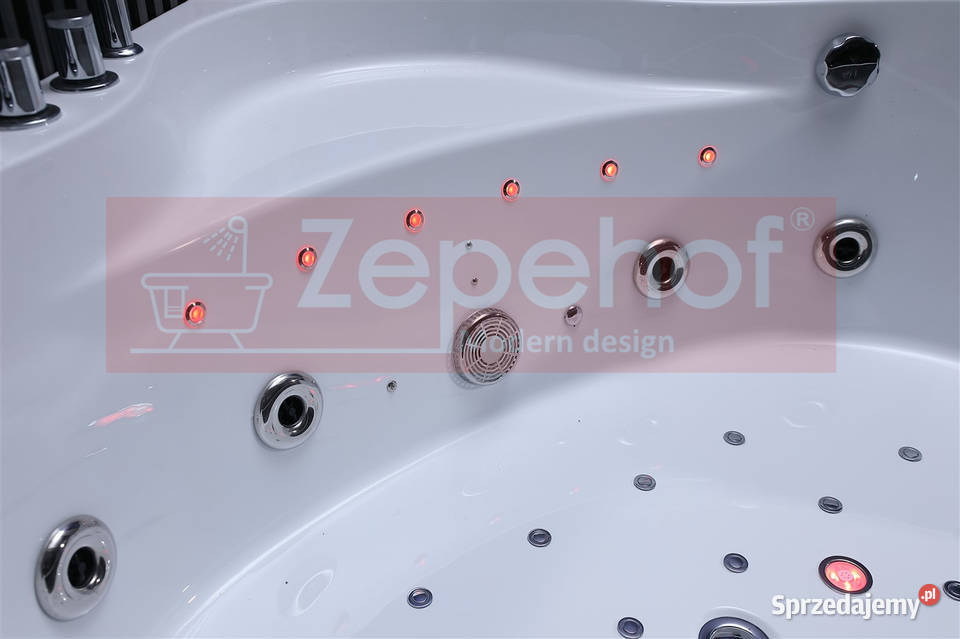 Wanna z hydromasażem EB375 narożna Grabówka