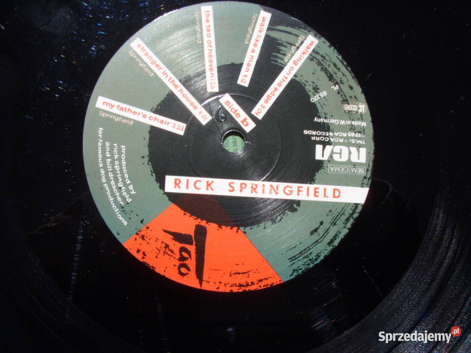 Winyl LP RICK SPRINGFIELDTAO RCA 1985 R sprzedam