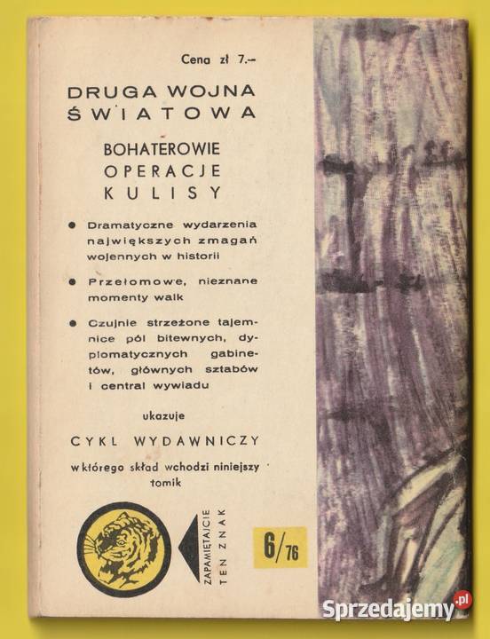 ŻÓŁTY TYGRYS POŚCIG GENERAŁEM 1976 Łódź sprzedam