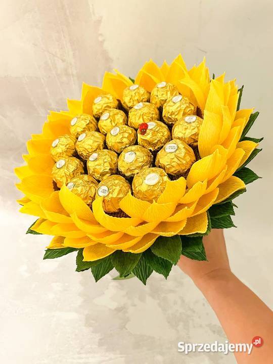 Duży słonecznik z cukierkami rozmiar XL Zielona Góra