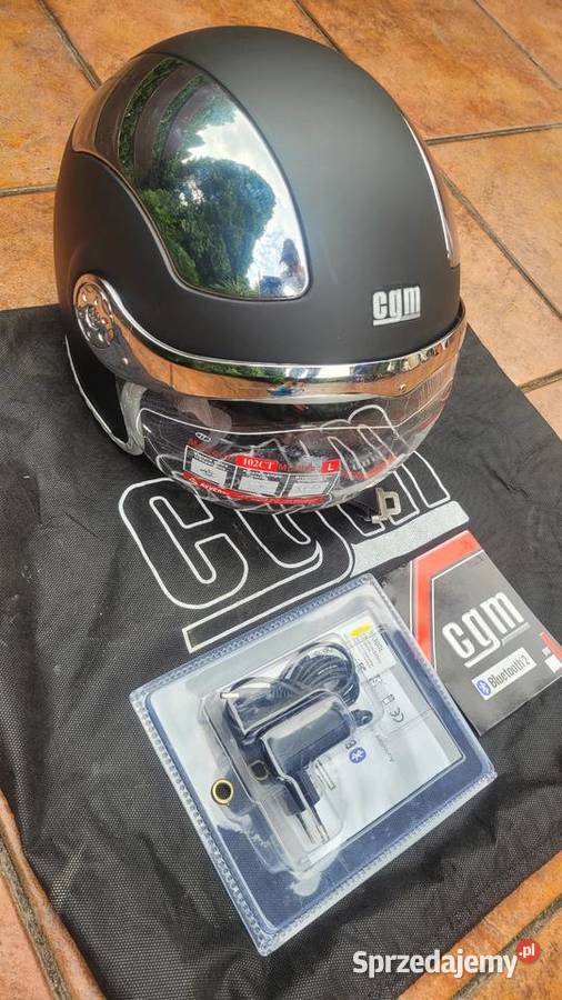 Nowy kask motocyklowy L firmy CGM Piła