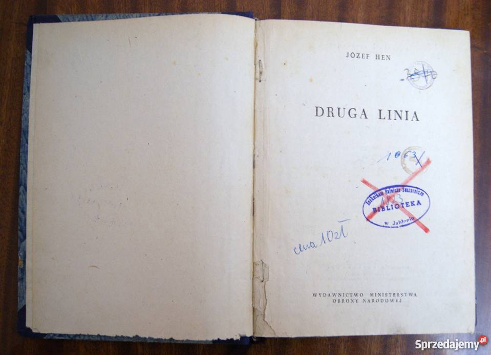 Józef Hen Druga linia 1953