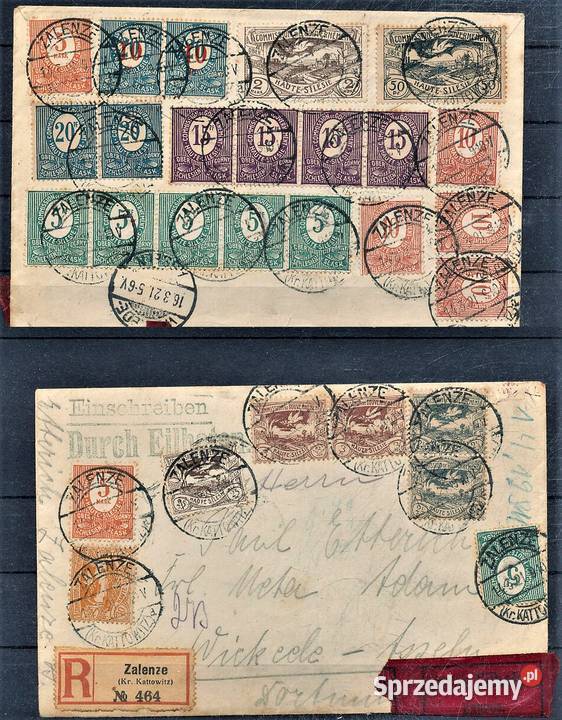 POLSKA 1921 PLEBISCYT GÓRNY ŚLĄSK Człuchów
