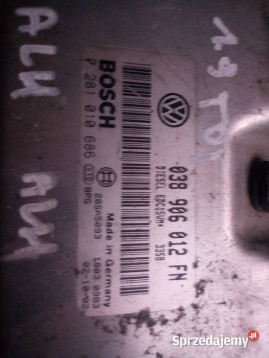 Komputer sterownik silnika 19 TDI alh VW swat Pozostałe Wola Jachowa sprzedam