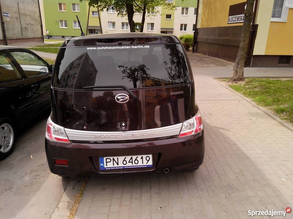 Sprzedam Daihatsu Materia Silnik 15 produkcji aluminiowe felgi