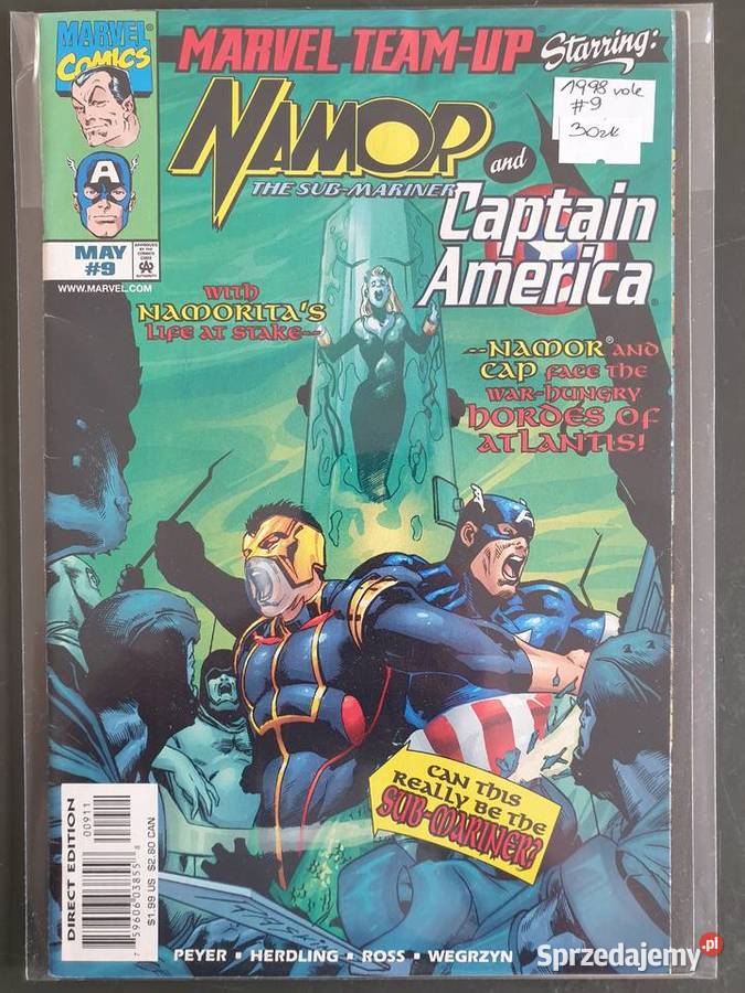 Namor 3 oryginalne komiksy Marvel USA Gdynia sprzedam