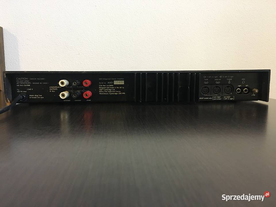 wzmacniacz cambridge A60 AR amplifier w pełni Kraków