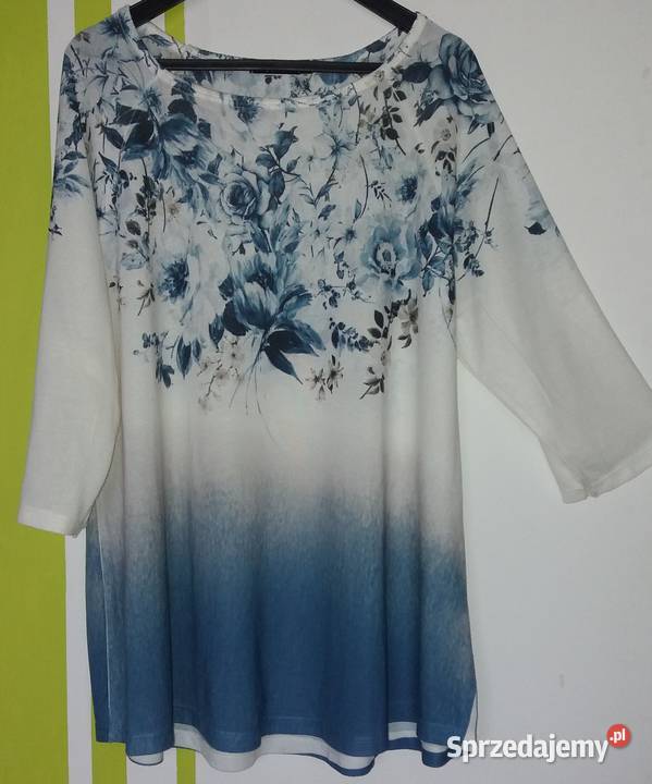 XXL52 Włoska tunika o linii A Gliwice