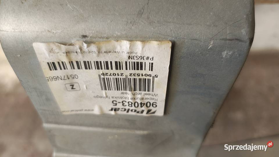 Reperaturka błotnika tylnego Volvo S40 V40 prawa Zabrze