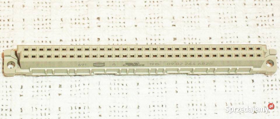 Złącze wtyk złocony DIN 41612 HARTING 64 PIN śląskie Gliwice