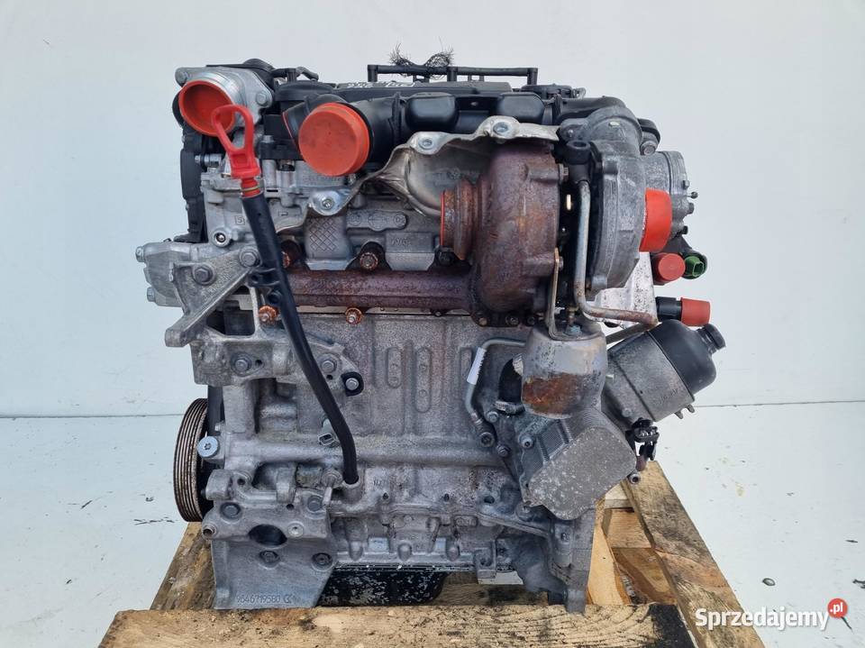 SILNIK KOMPLET Peugeot 407 16 HDI 109 ładnie Silniki kompletne Rudka