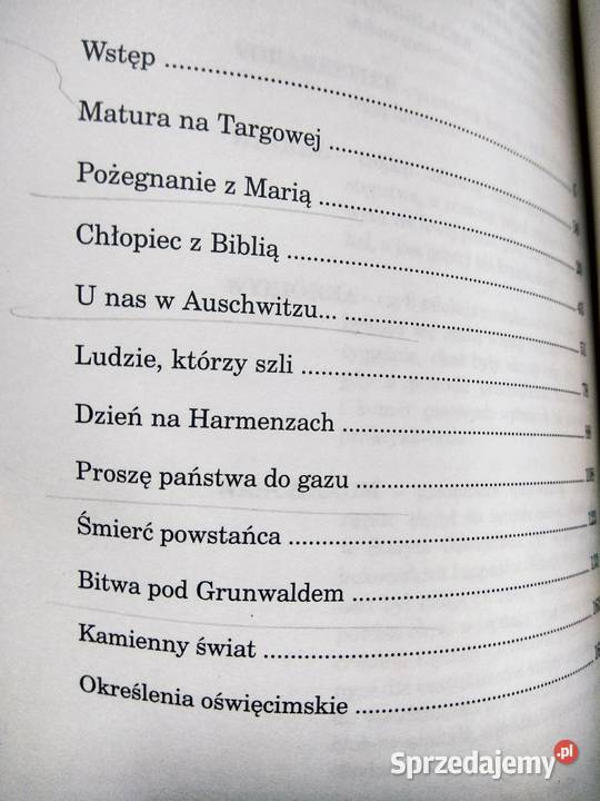 Borowski opowiadania lektury szkolne różne