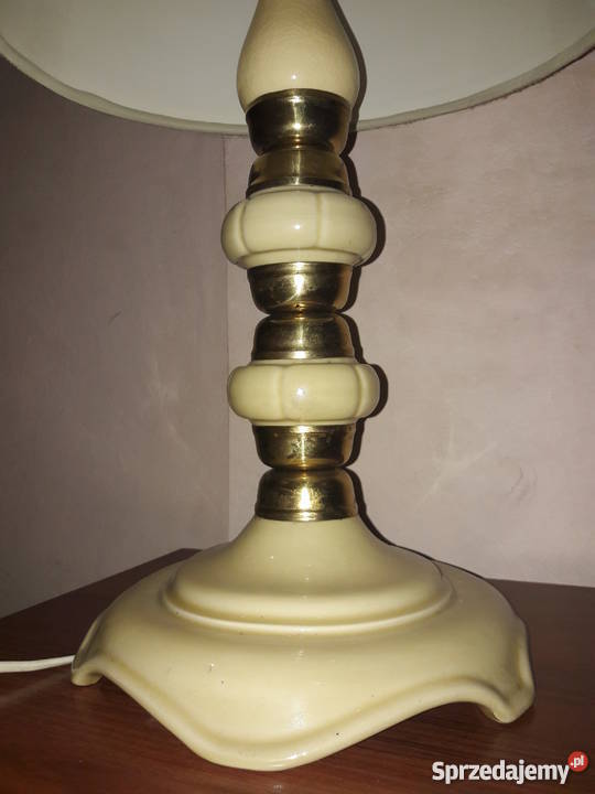 LAMPA CERAMICZNA retro vintage rarytas lata 6070 Gliwice