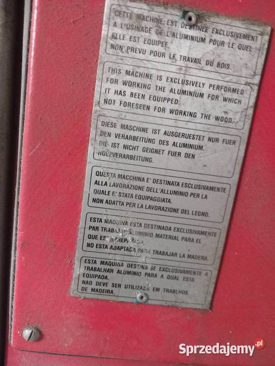 Frezarko kopiarka do aluminum Jedlina-Zdrój