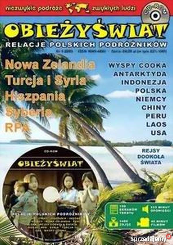 OBIEŻYŚWIAT 1 MULTIMEDIALNY MAGAZYN PODRÓŻNICZY Książki naukowe i popularnonaukowe Ustka