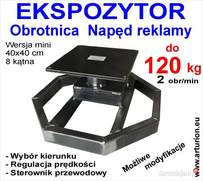 Podest Obrotowy Ekspozytor Napęd Reklam Warszawa