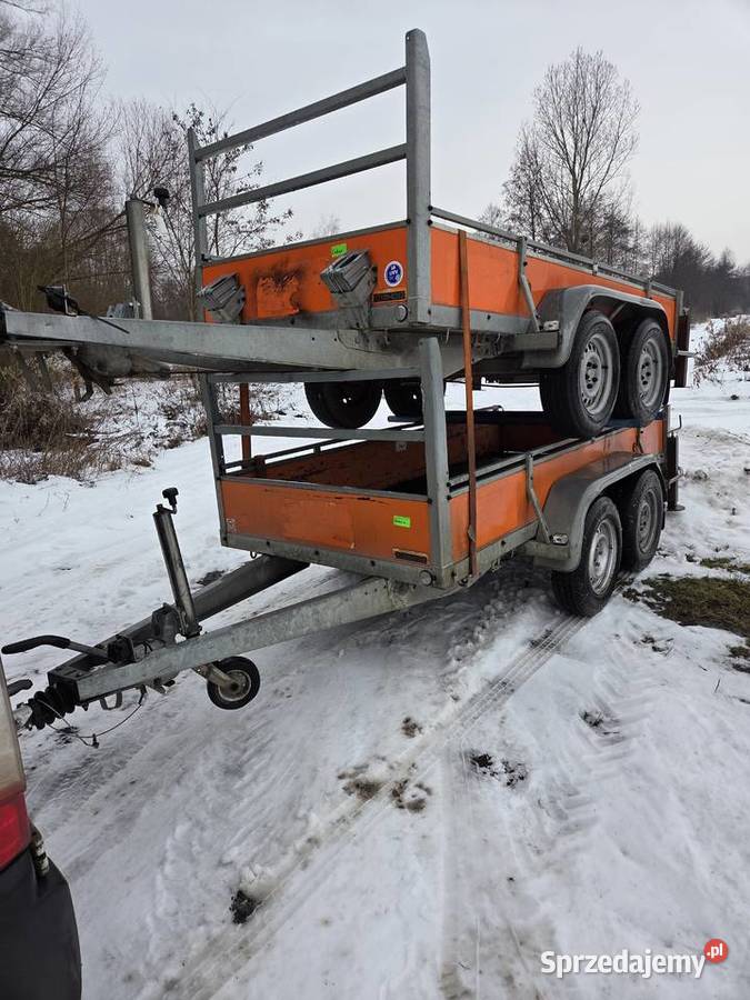 Przyczepa pod minikoparkę atec 27 DMC 20 DMC burtowe Namysłów