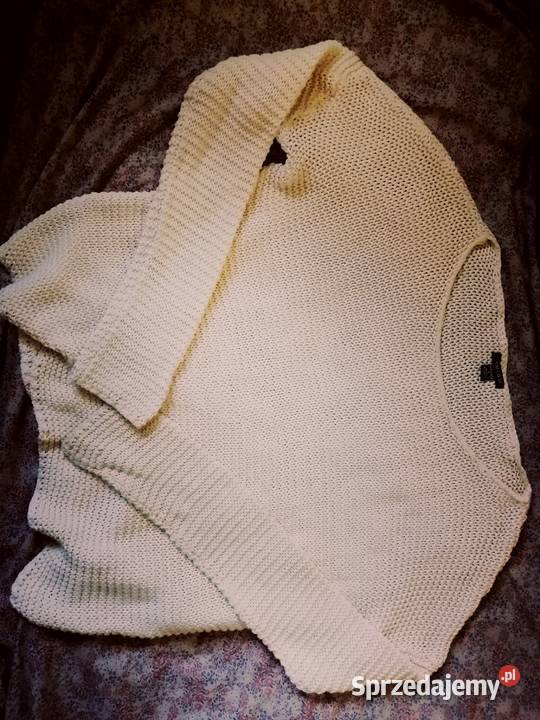 YORKER gruby obszerny szeroki sweter raglan Leszno sprzedam