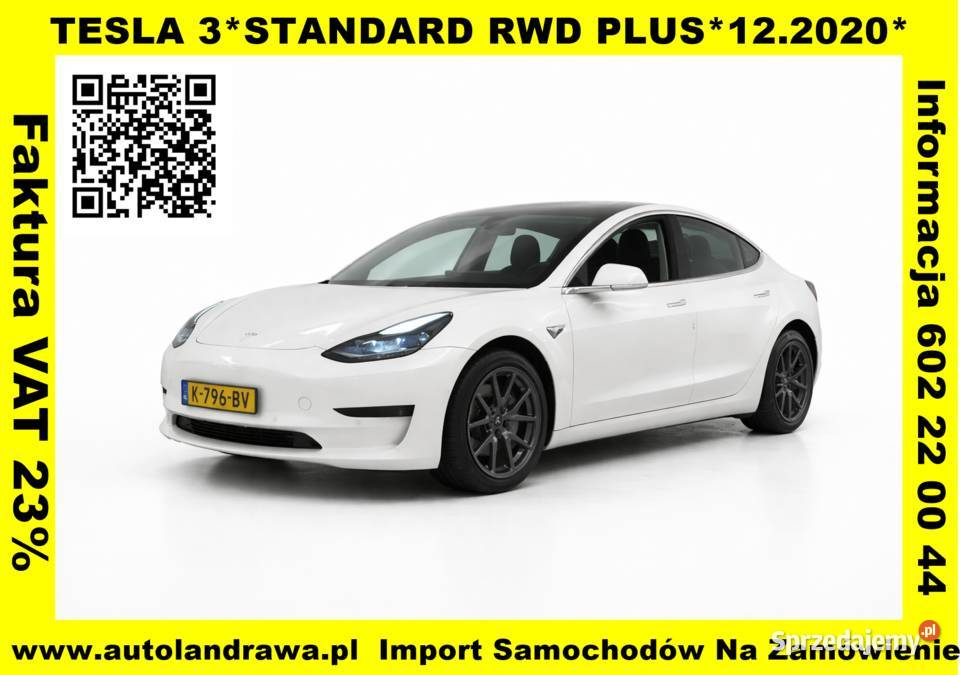 TESLA MODEL 3 SR FV Auto z UE Rawa Mazowiecka