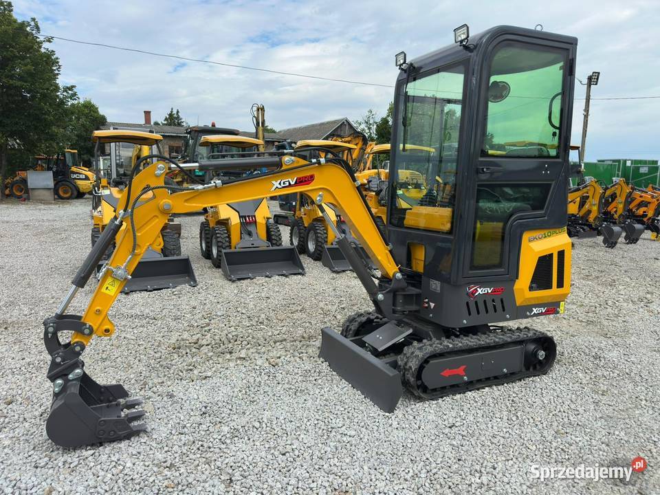 Nowa Minikoparka XGV EKO10 PLUS z 2026r Waga Złoczew
