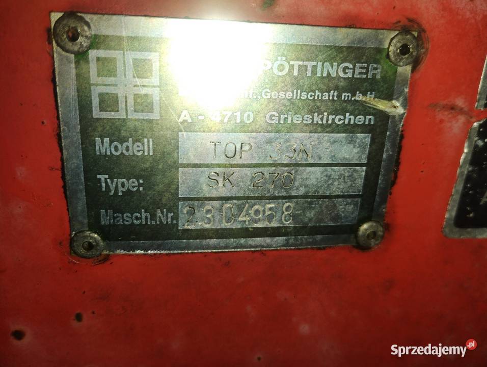 Zgrabiarka pottinger nieuszkodzony kujawsko-pomorskie Plesewo