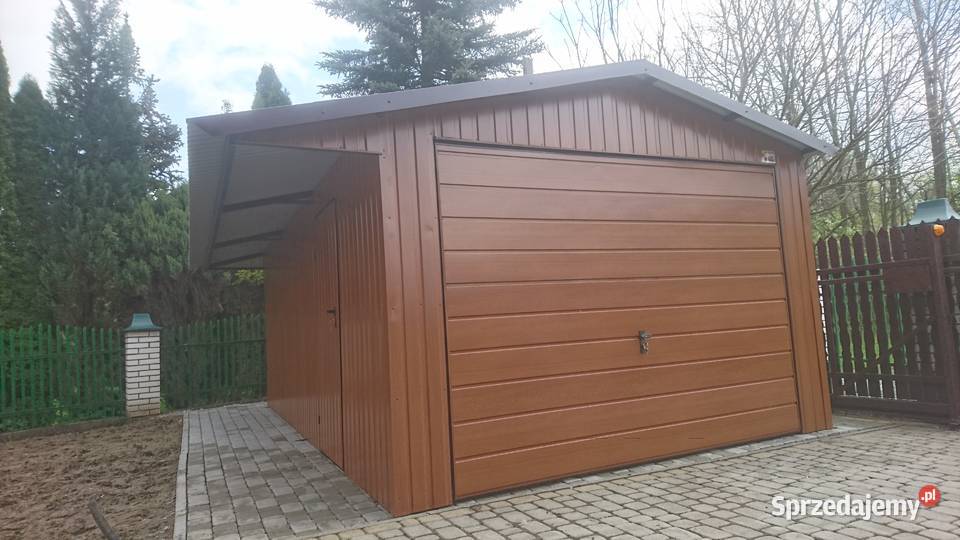 Mały Garaż Drewnopodobny 4x6 Blaszak Garaże Nowy Targ