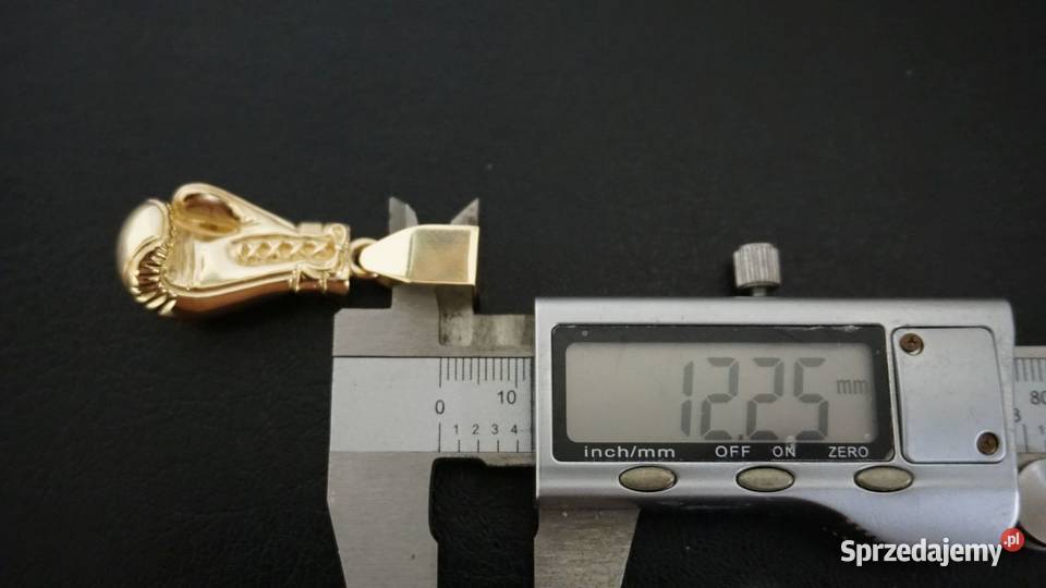 ZŁOTY WISIOREK ZAWIESZKA RĘKAWICA 26G