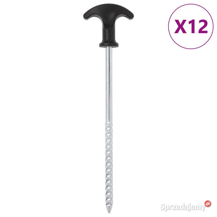Śledzie do namiotu 12 20 7 mm stal galwanizowana Pozostałe Pozostałe sprzedam