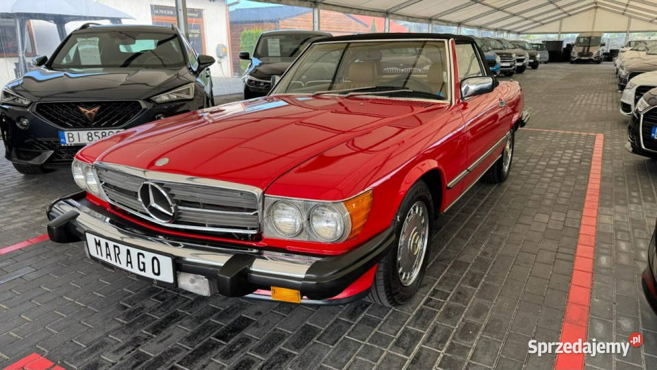 Mercedes SL 560 Mercedes sl 560 R107 19721989 Zarejestrowany w Polsce Zduńska Wola