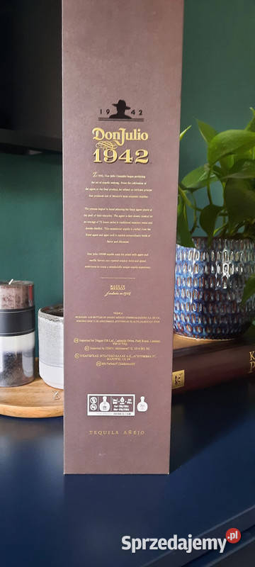 Pudełko Tequila Don Julio Anejo 1942 edycja Warszawa