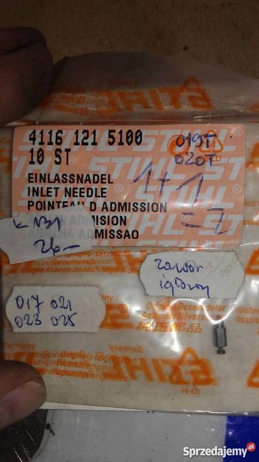 zawór igłowy gaźnika stihl śląskie Żywiec sprzedam